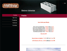 Tablet Screenshot of betonoblokeliai.lt